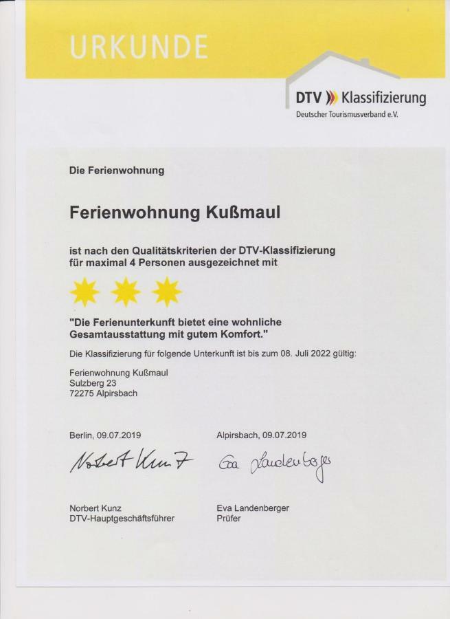 Ferienwohnung Kussmaul Alpirsbach Luaran gambar